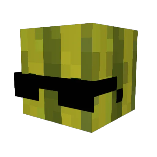 Kellanmelon7875 Minecraft avatar head, 3D render