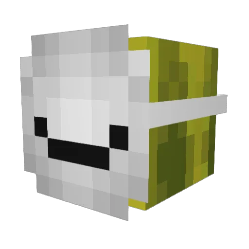KellentheMellen Minecraft avatar head, 3D render