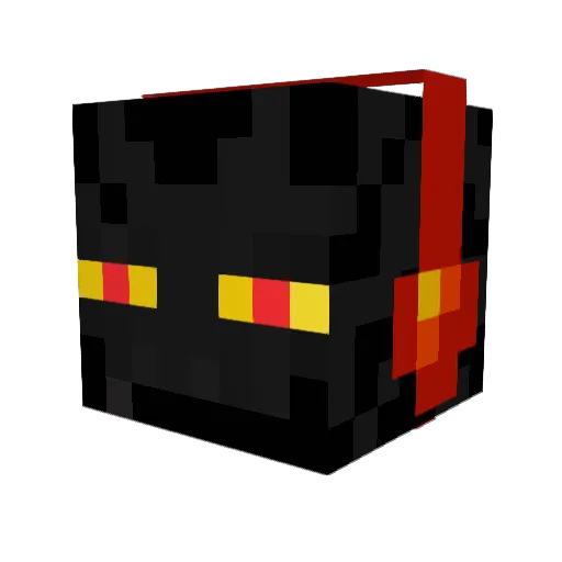 Keller802 Minecraft avatar head, 3D render