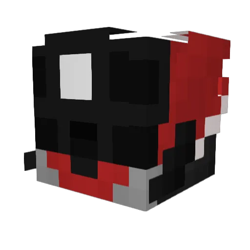 Kellestial Minecraft avatar head, 3D render