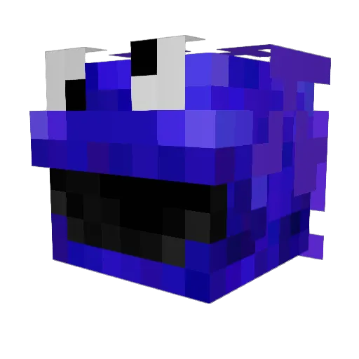Kellevs Minecraft avatar head, 3D render