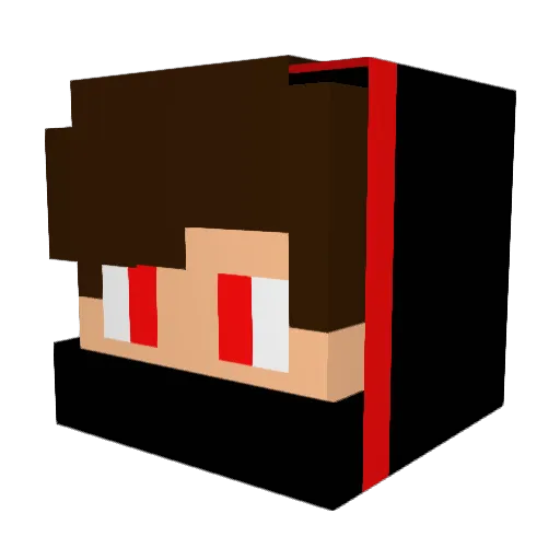 Kelli_D Minecraft avatar head, 3D render
