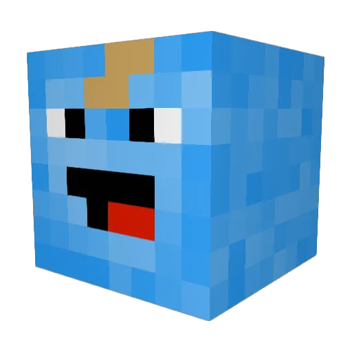 Kelli_Paige_5 Minecraft avatar head, 3D render