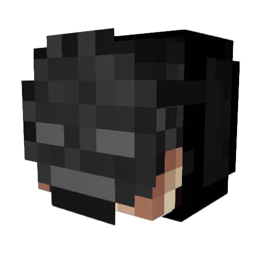 Kelloogles Minecraft avatar head, 3D render