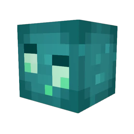KellyLooper Minecraft avatar head, 3D render