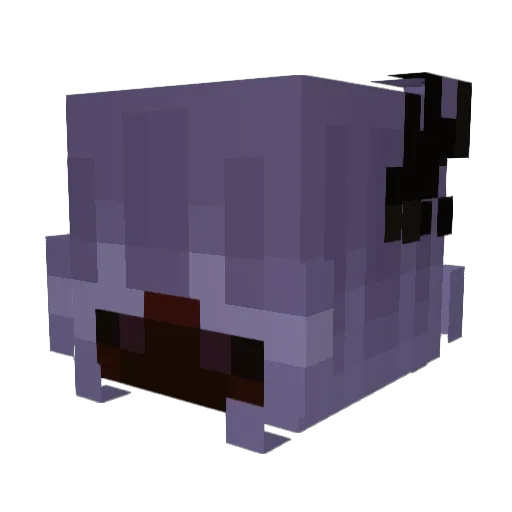 KellyLovesYou Minecraft avatar head, 3D render