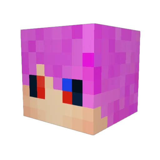Kellybob117 Minecraft avatar head, 3D render