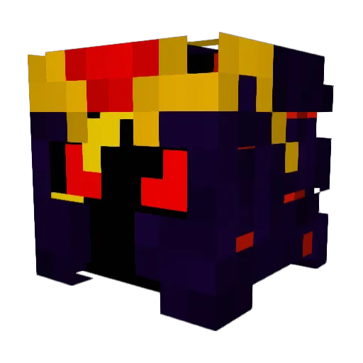 Kelmarc Minecraft avatar head, 3D render