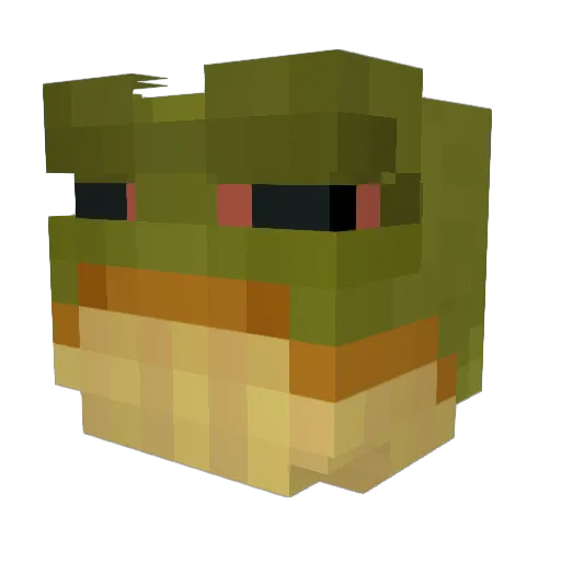 Kelmes_ Minecraft avatar head, 3D render