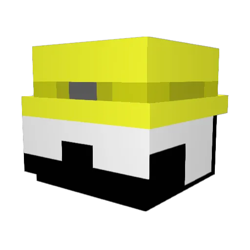 KelogishYT Minecraft avatar head, 3D render