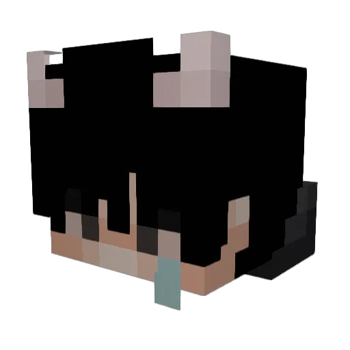 Kelogs_ Minecraft avatar head, 3D render