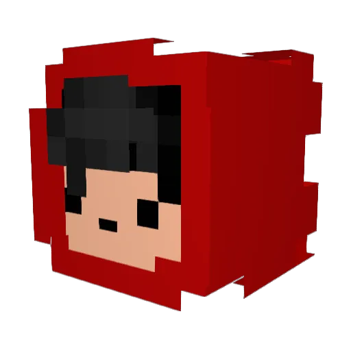 Keloz_ Minecraft avatar head, 3D render