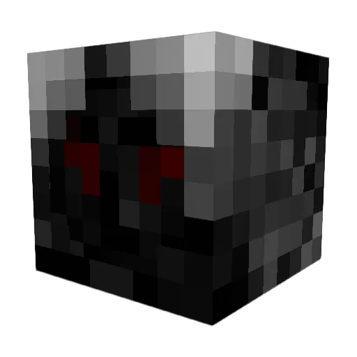 Kelphet Minecraft avatar head, 3D render
