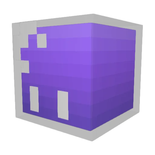 Kelpy1 Minecraft avatar head, 3D render