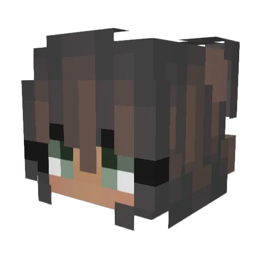 Kels464 Minecraft avatar head, 3D render
