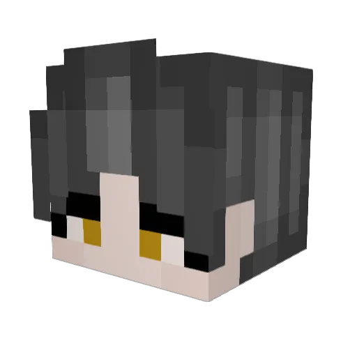 KelsCurtis Minecraft avatar head, 3D render