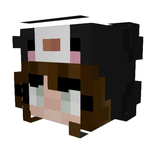KelsPWL Minecraft avatar head, 3D render