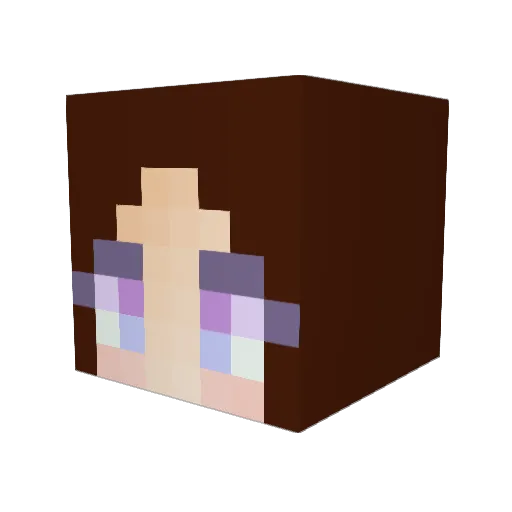 Kelsey_CG Minecraft avatar head, 3D render