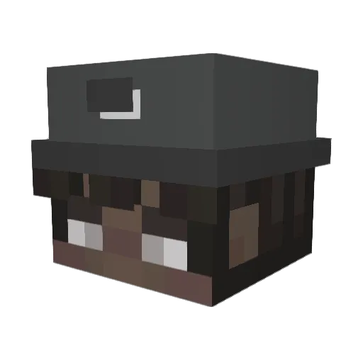 Kelseyraerae Minecraft avatar head, 3D render