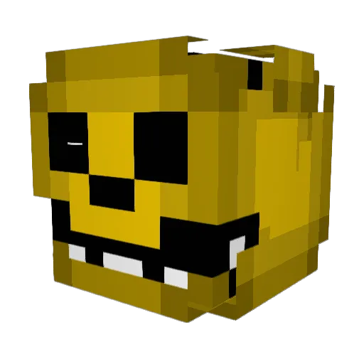 Kelston Minecraft avatar head, 3D render