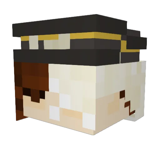 Kelt_9b Minecraft avatar head, 3D render