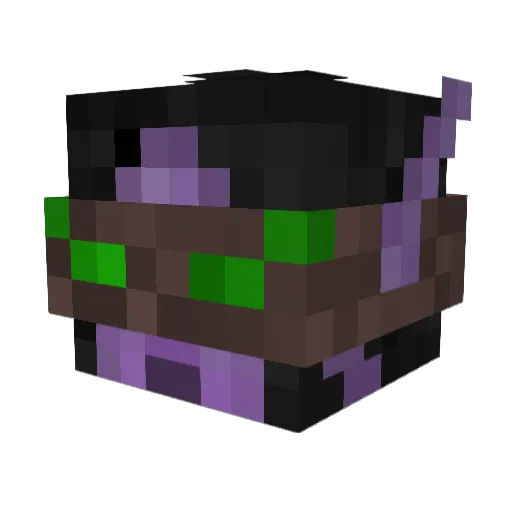 Kelthra Minecraft avatar head, 3D render
