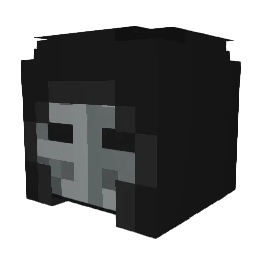 Keluj501 Minecraft avatar head, 3D render