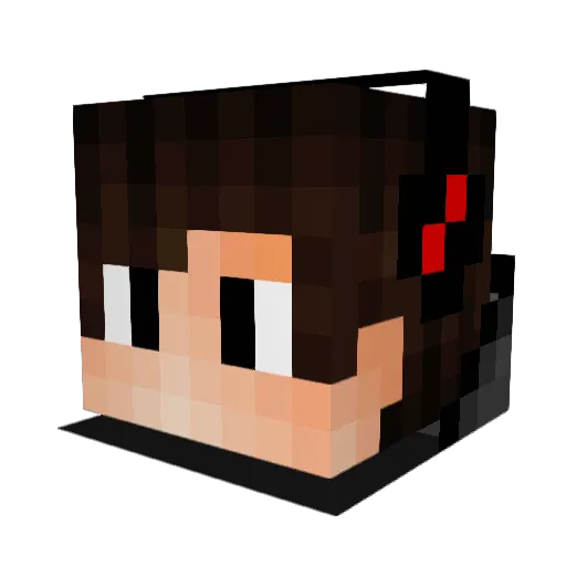 Kelvin416 Minecraft avatar head, 3D render