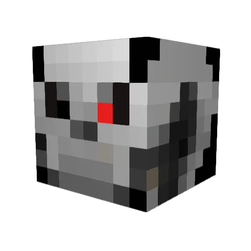KelvinChor Minecraft avatar head, 3D render