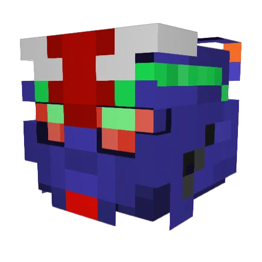 KelvinMaker Minecraft avatar head, 3D render