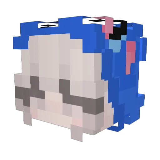 Kelvin_Yang Minecraft avatar head, 3D render