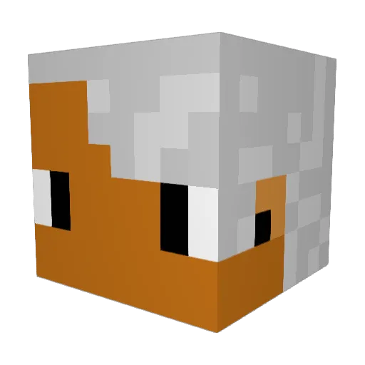 Kem636 Minecraft avatar head, 3D render