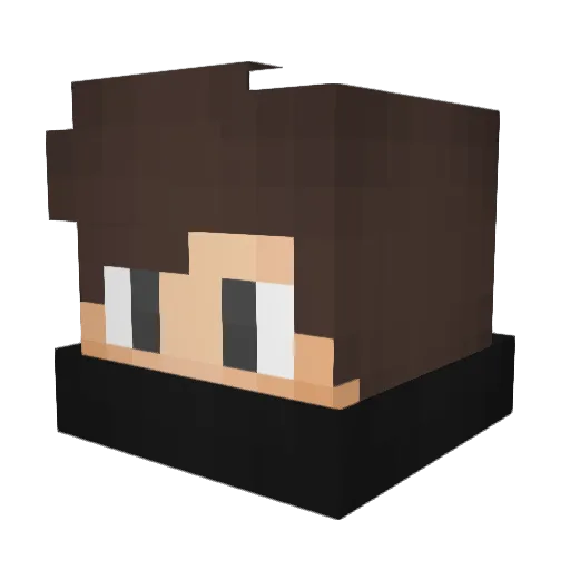 KemankeS_ Minecraft avatar head, 3D render