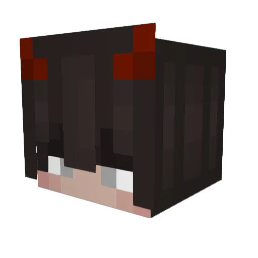 KembaBnS Minecraft avatar head, 3D render