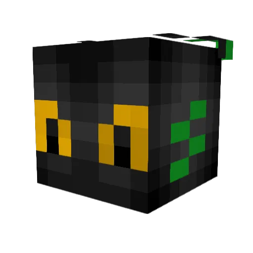KemberZ Minecraft avatar head, 3D render