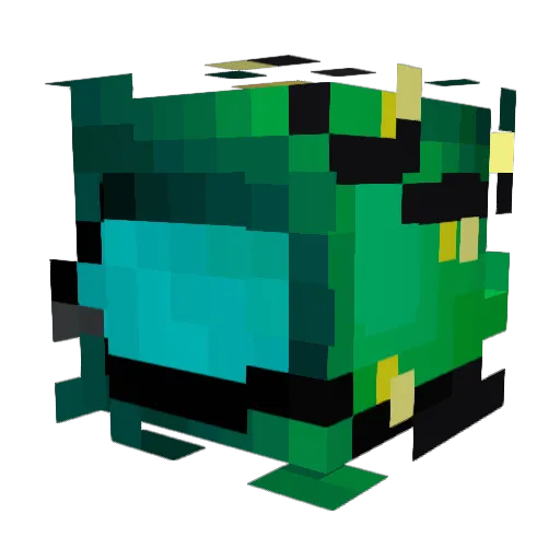 Kemediox888 Minecraft avatar head, 3D render