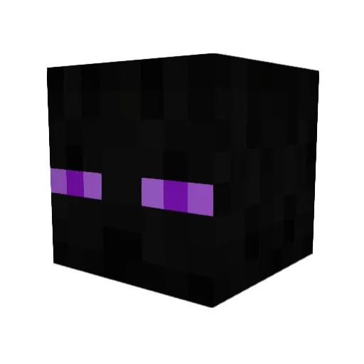 Kemity Minecraft avatar head, 3D render