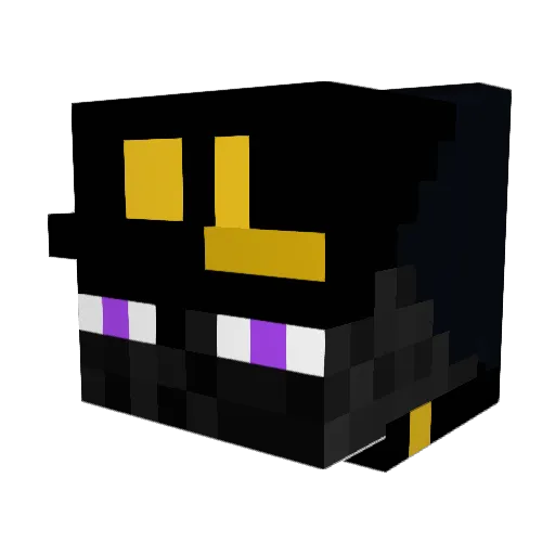 Kemo07 Minecraft avatar head, 3D render