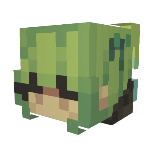 Kemonoyan Minecraft avatar head, 3D render