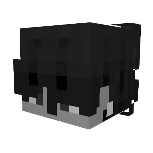 Kempinio Minecraft avatar head, 3D render