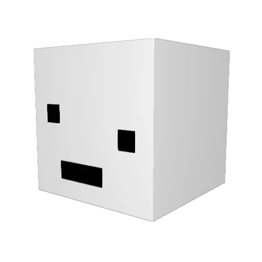 KemptorXeno Minecraft avatar head, 3D render