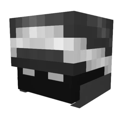 Ken182 Minecraft avatar head, 3D render