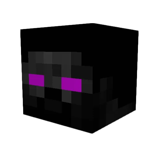 Ken3no Minecraft avatar head, 3D render