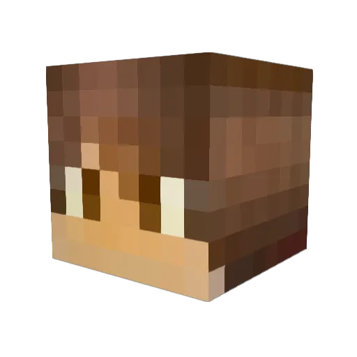 Ken5599 Minecraft avatar head, 3D render