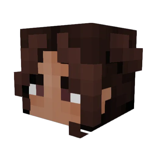 KenBoye Minecraft avatar head, 3D render