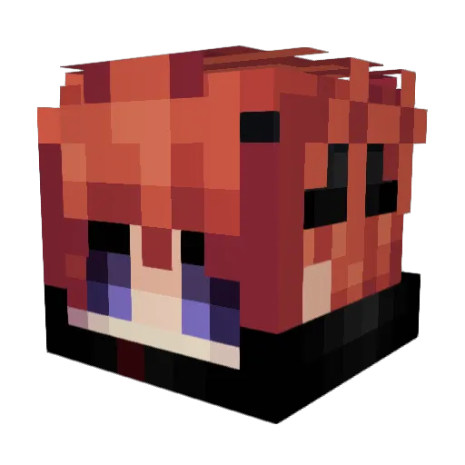 KenCee Minecraft avatar head, 3D render