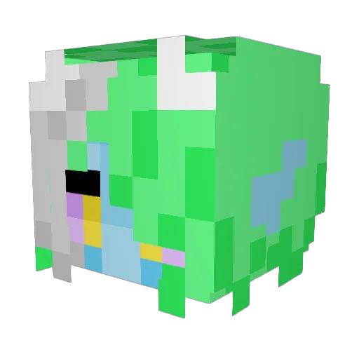 KenIsGone Minecraft avatar head, 3D render