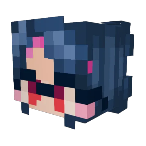 KenKarYou Minecraft avatar head, 3D render