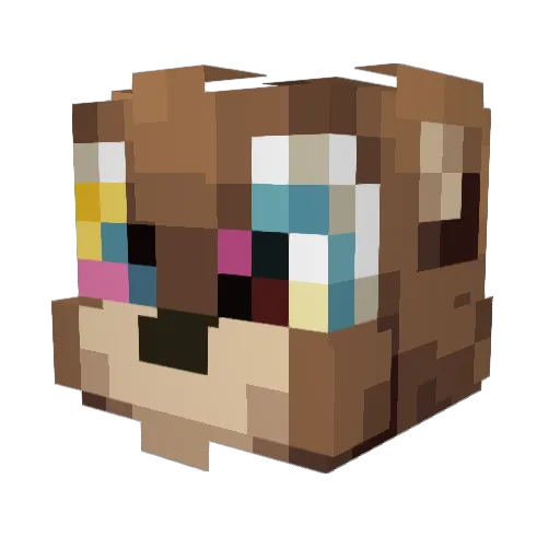 KenOnTren Minecraft avatar head, 3D render