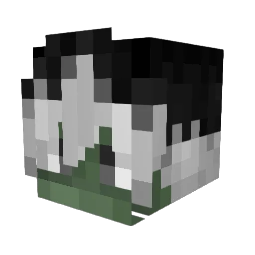 KenSasaki Minecraft avatar head, 3D render